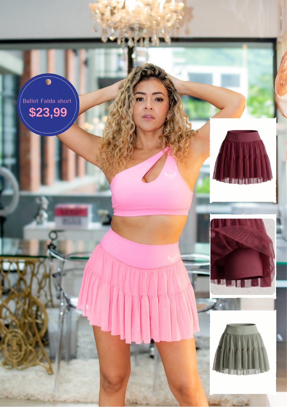 Ballet Falda Short